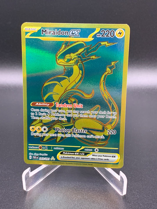 Pokémon TCG: 2024 Miraidon Ex 243/091 S&V Paldean Fates