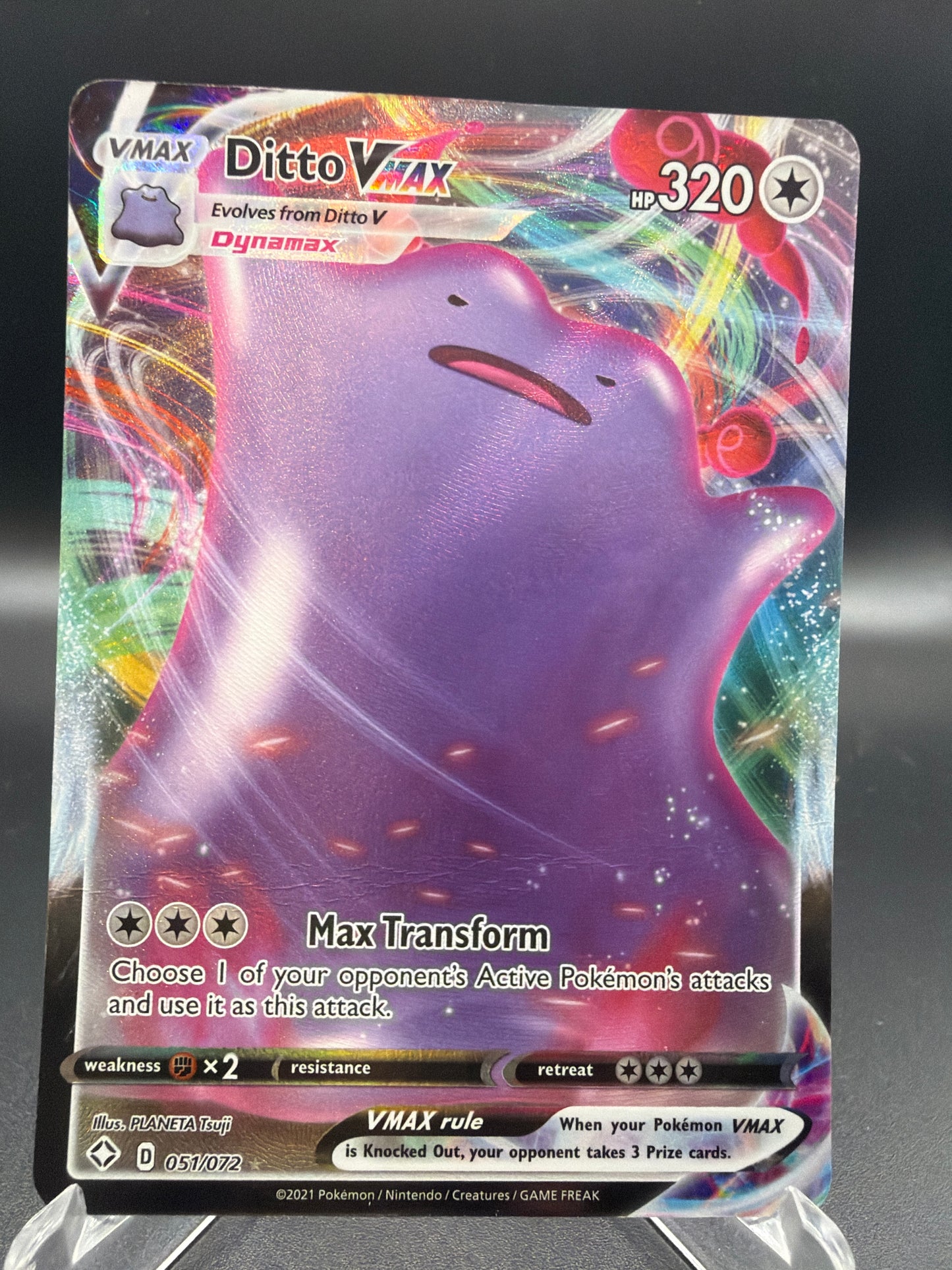 Pokémon TCG: 2021 Ditto VMAX - 051/072 - SWSH: Shining Fates