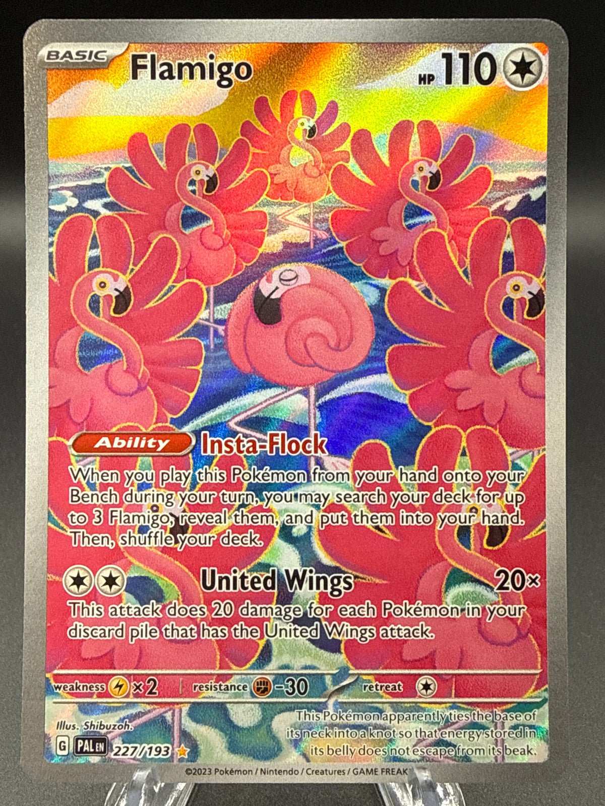 Pokémon TCG: 2023 Flamigo - 227/193 - S&V: Paldea Evolved