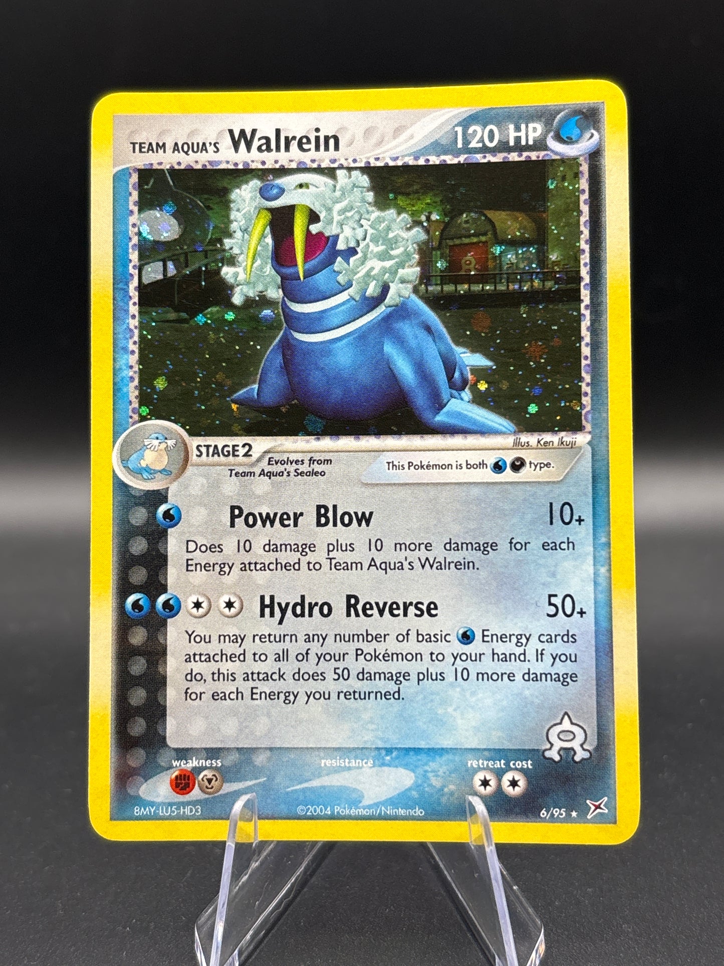 Pokemon TCG: 2004 Team Aqua's Walrein 6/95 - Team Magma vs Team Aqua
