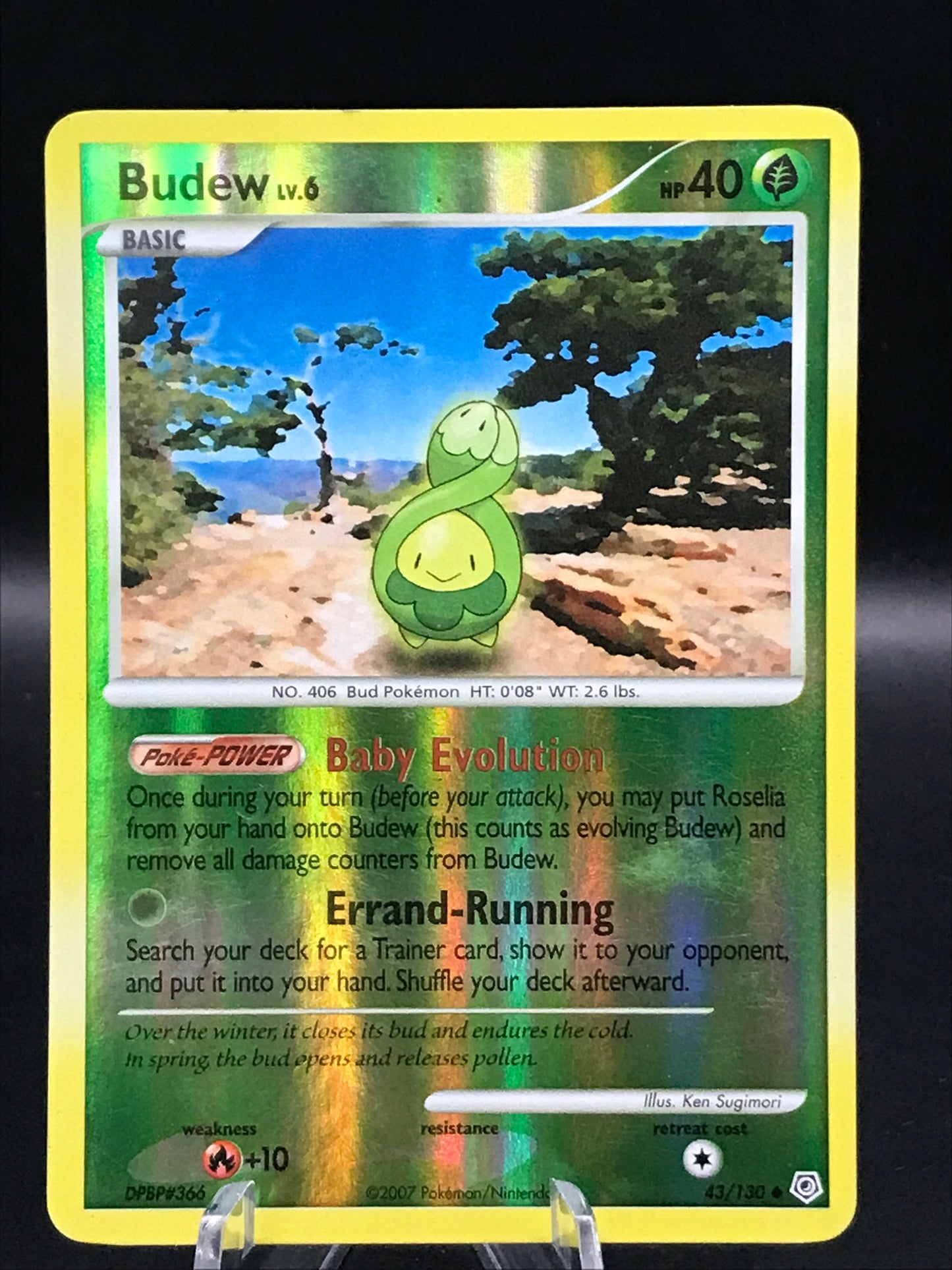 Pokémon TCG: 2007 Budew 43/130  Diamond and Pearl Base Set