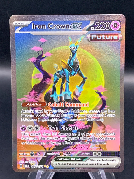 Pokémon TCG: 2024 Iron Crown ex 206/162 S&V: Temporal Forces Alt Art