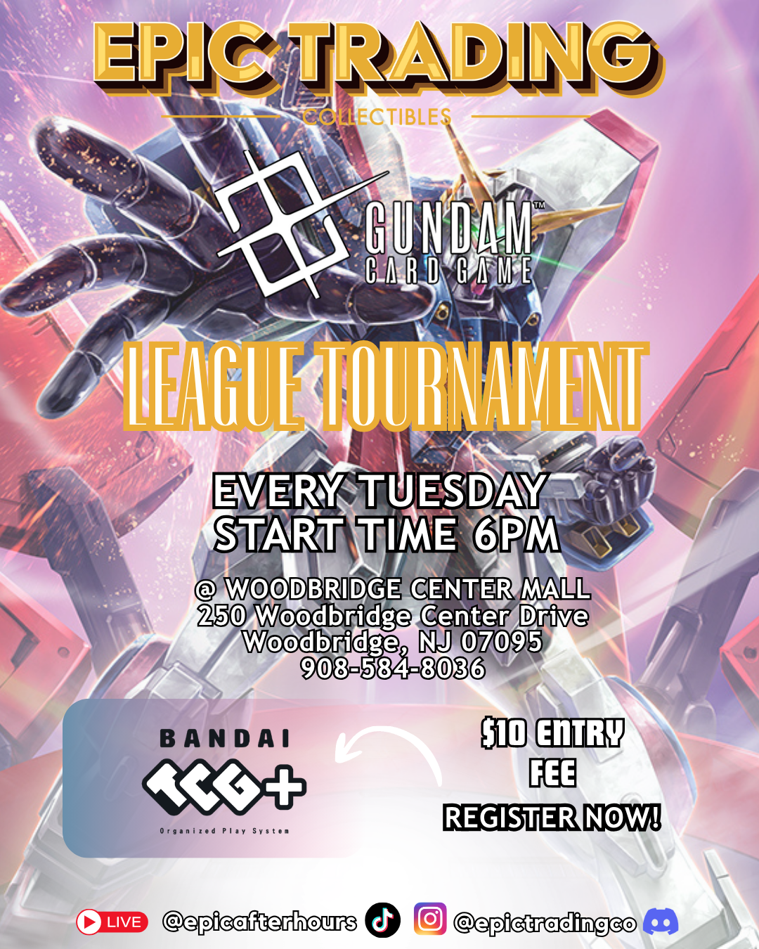 EPIC Gundam TCG Weekly League - Woodbridge