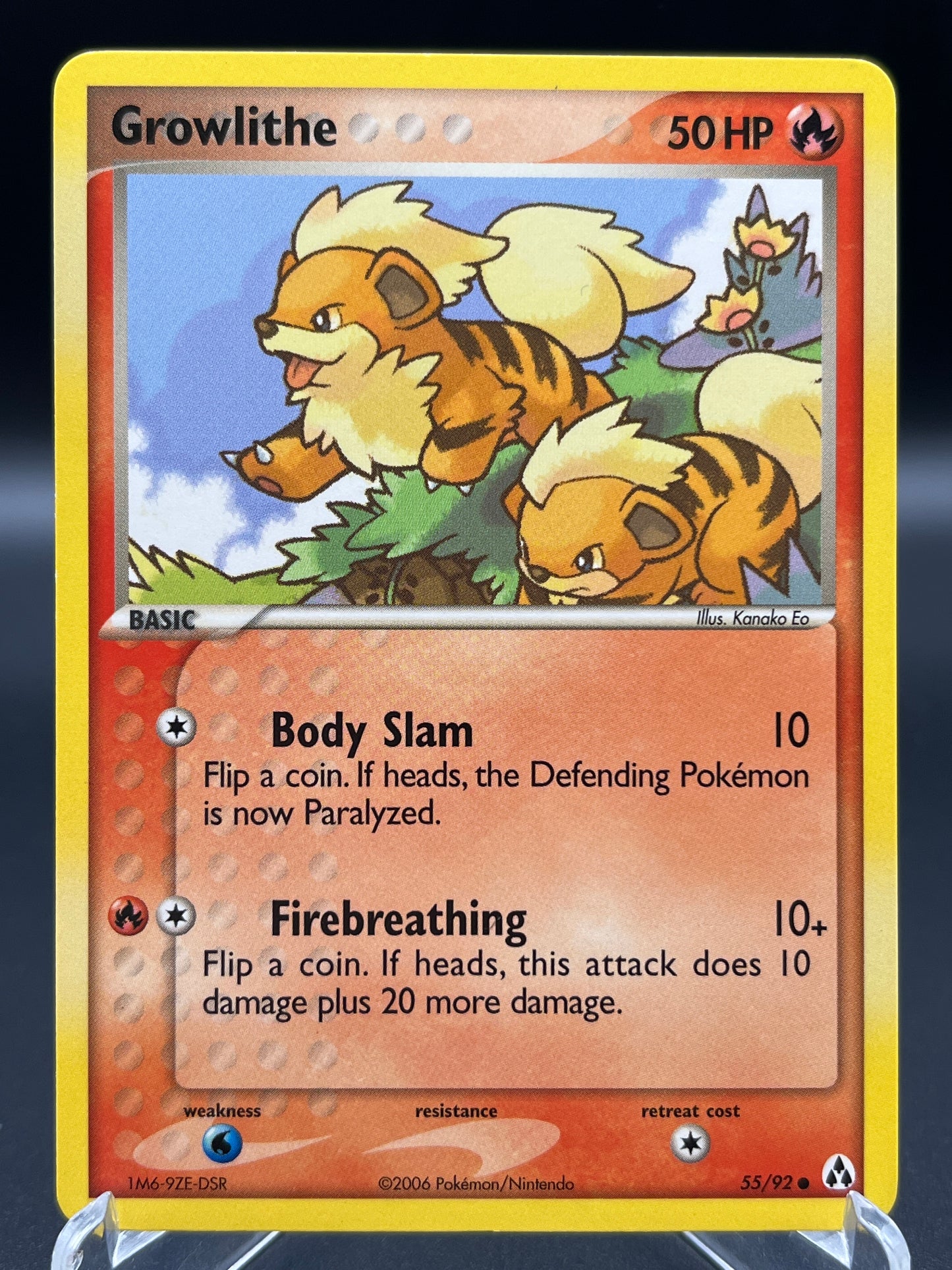 Pokémon TCG: 2006 Growlithe 55/92 - Legend Maker