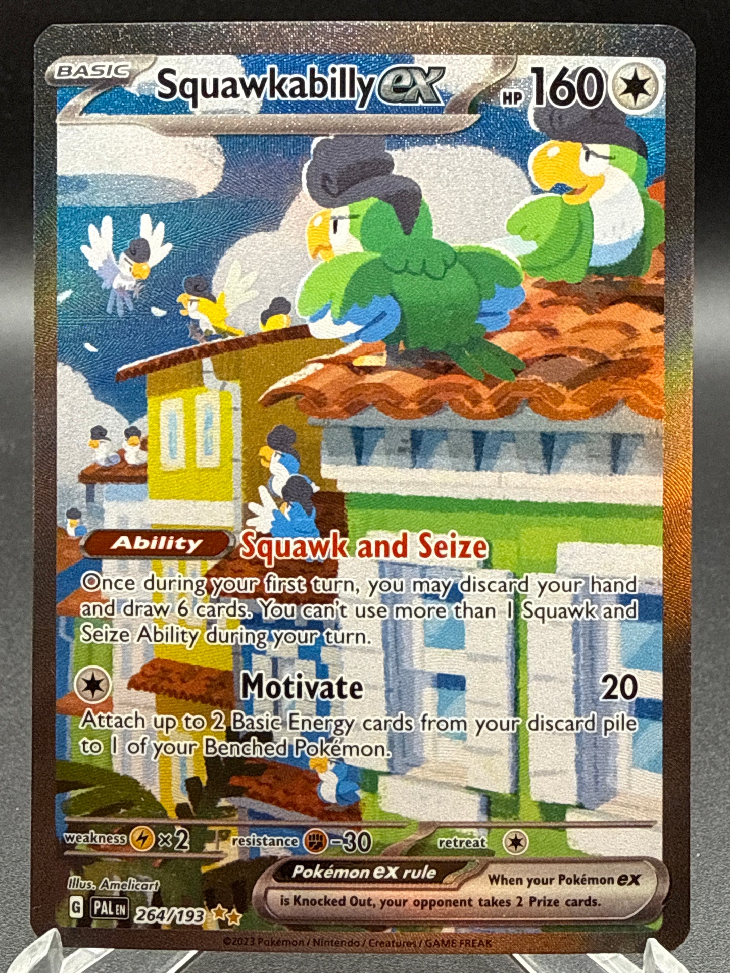 Pokémon TCG: 2023 Squawkabilly ex - 264/193 - S&V Paldea Evolved