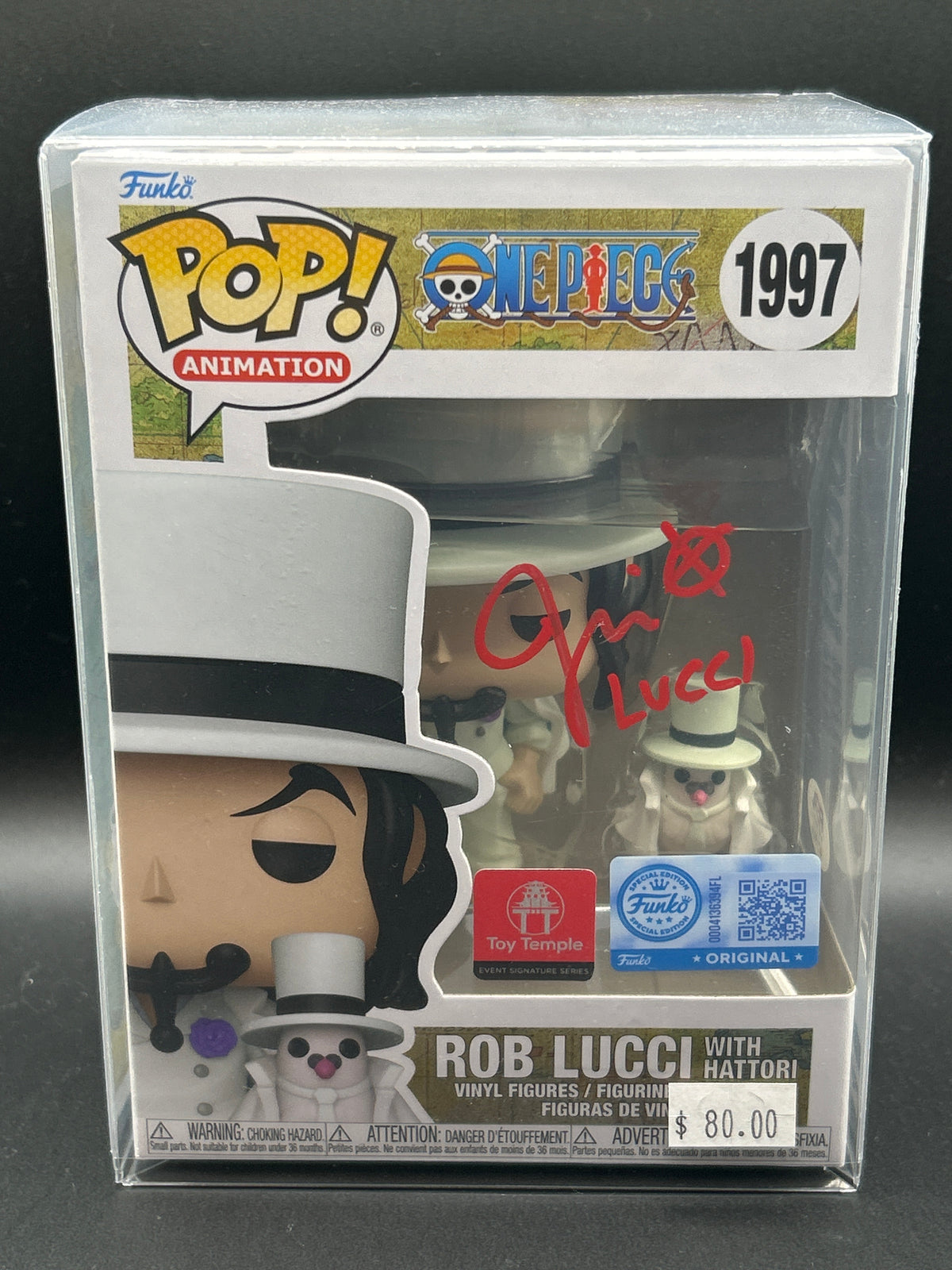 Auto Funko PoP! Anime: One Piece - Rob Lucci 1997 (Toy Temple Event Series)