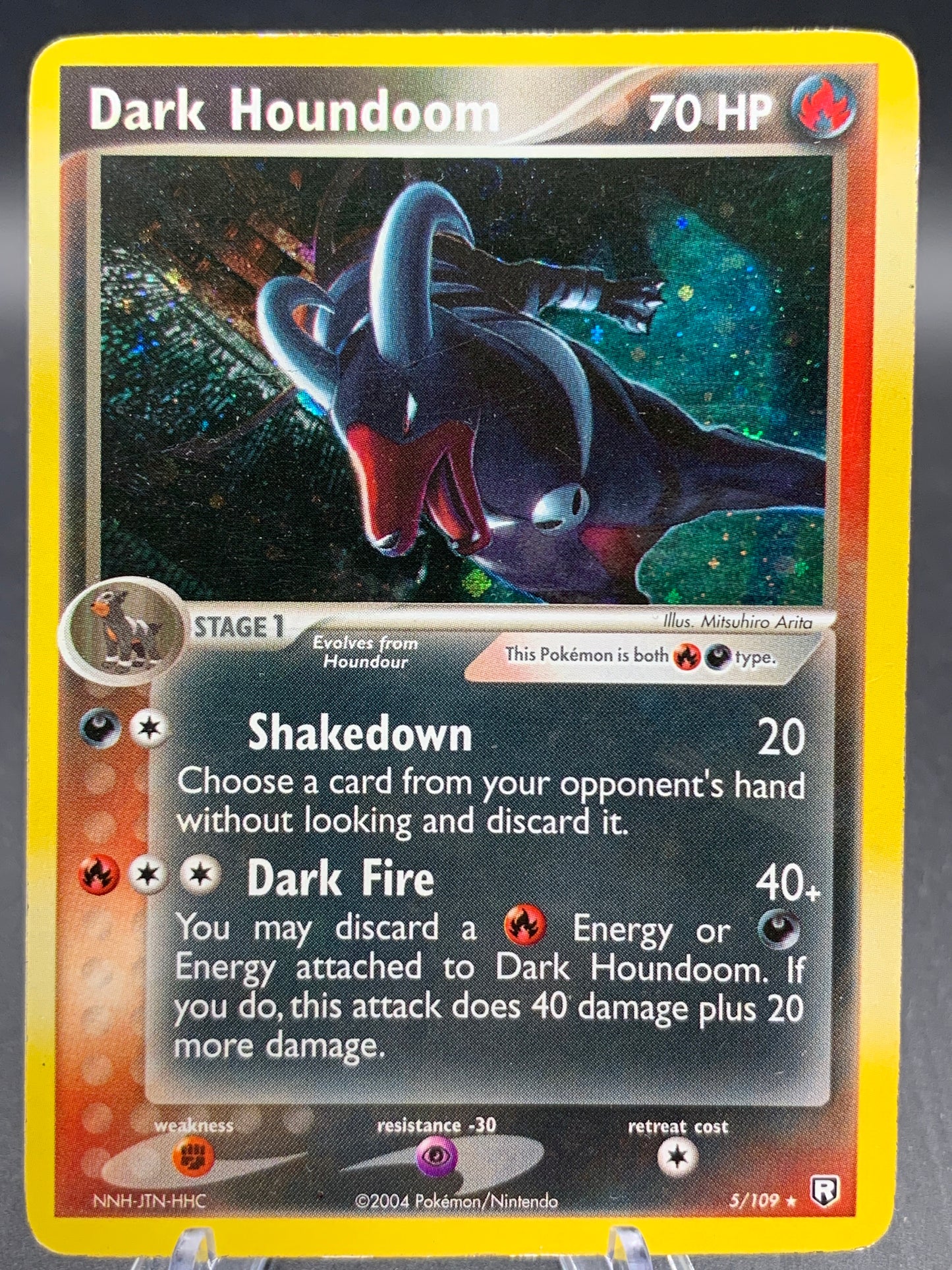 Pokémon TCG 2004 Dark Houndoom - 5/109 - Team Rocket Returns Holo