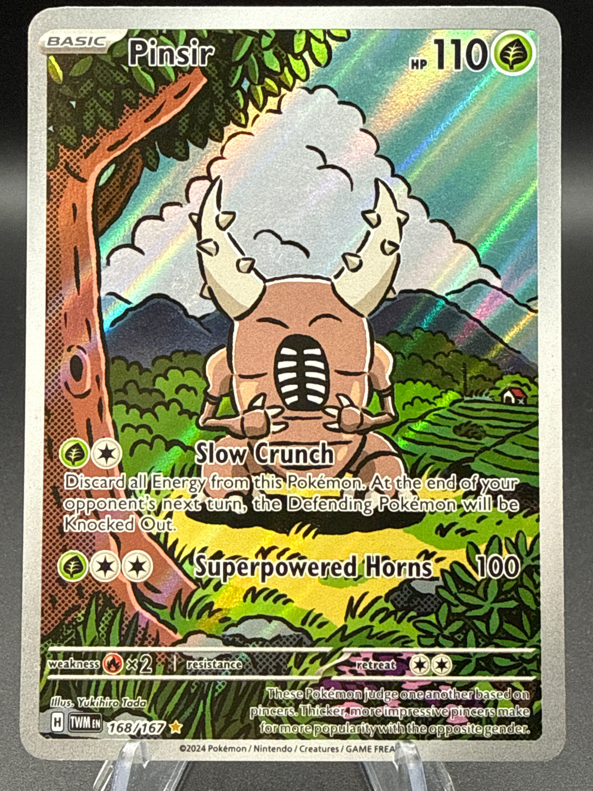 Pokémon TCG: 2024 Pinsir - 168/167 - SV06: Twilight Masquerade