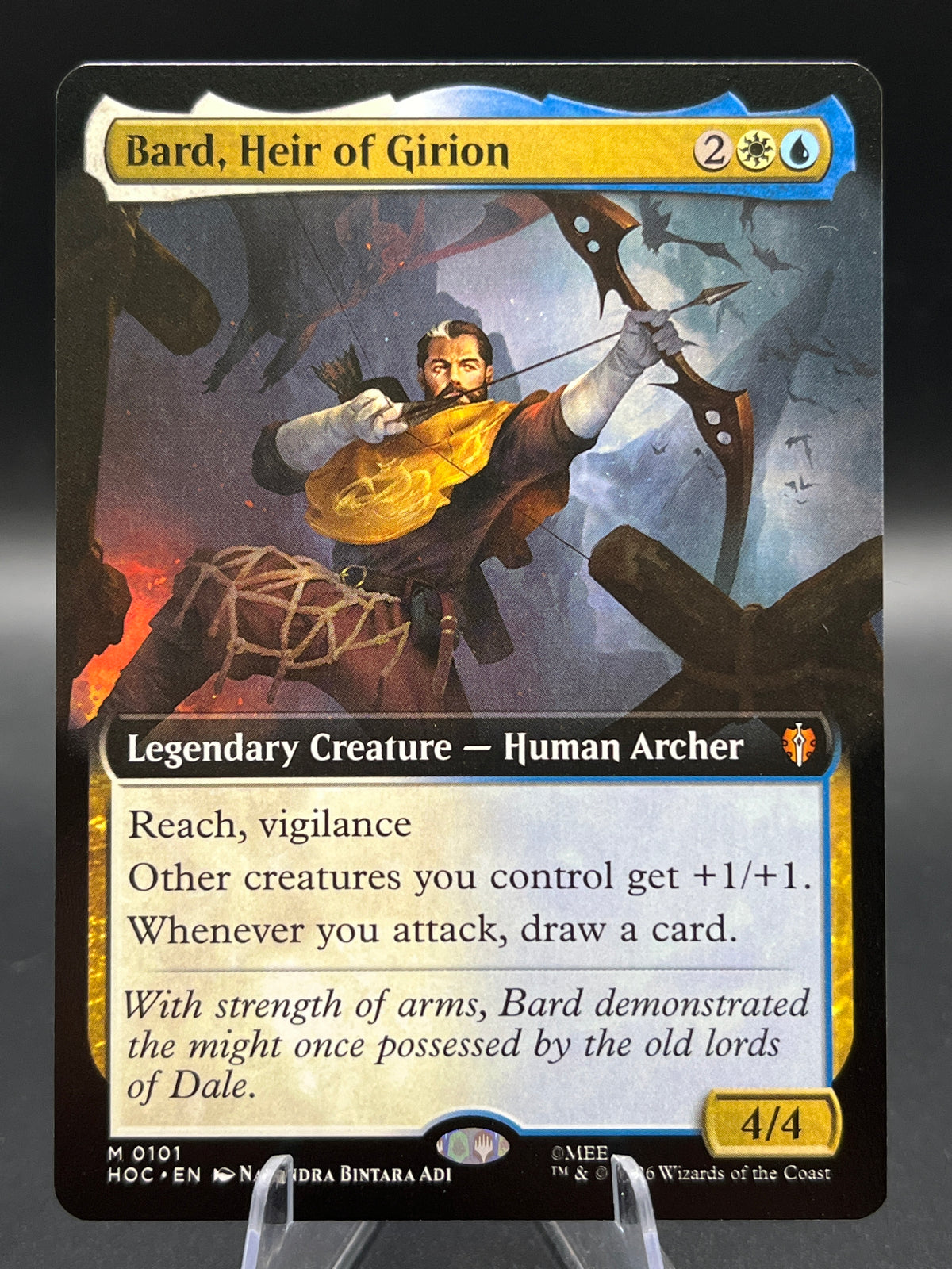 Magic The Gathering: Bard, Heir of Girion (Extended Art) - The Hobbit: Eternal-Legal