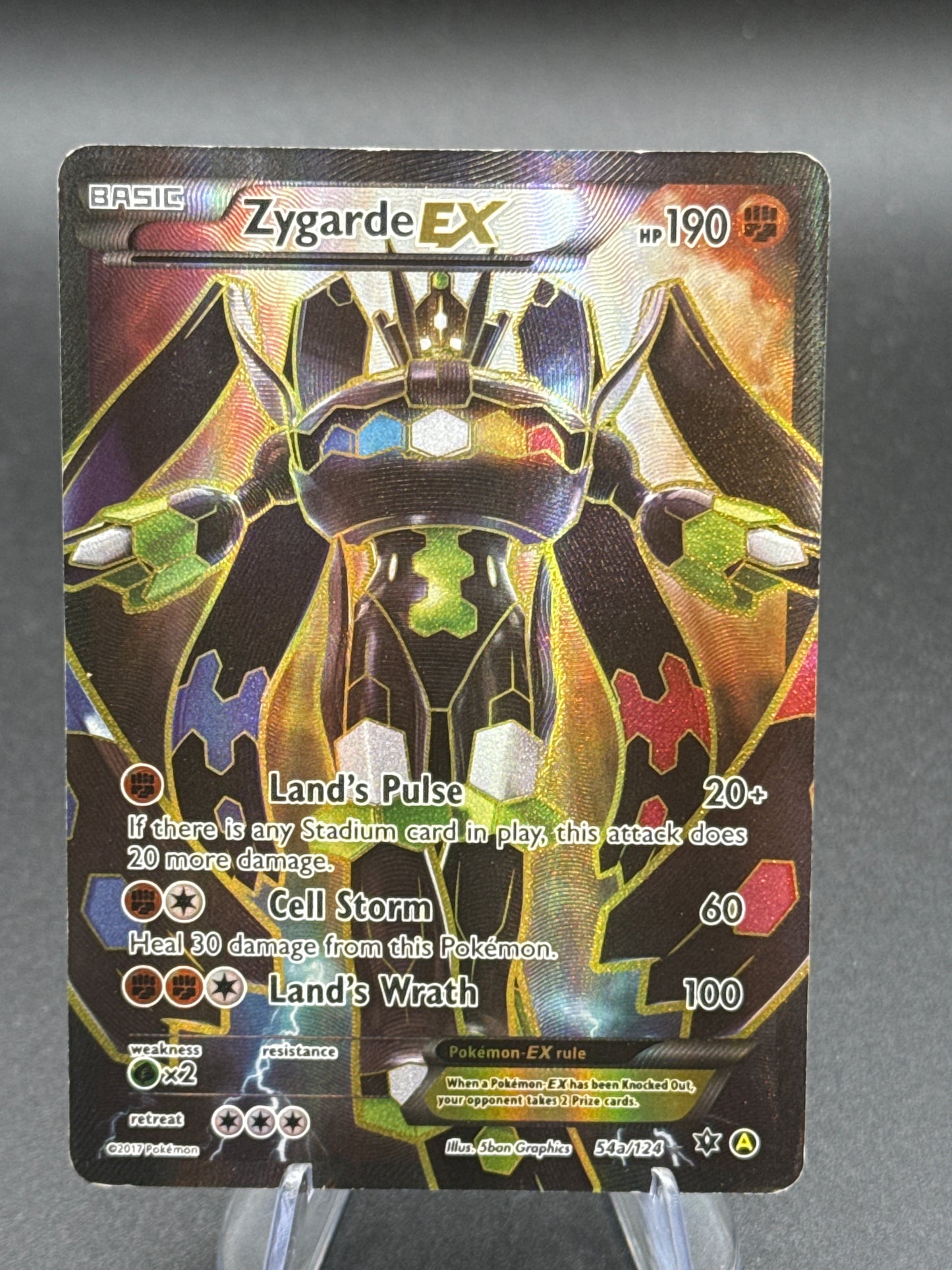 Pokémon TCG: 2017 Zygarde EX 54a/124 XY: XY Promos