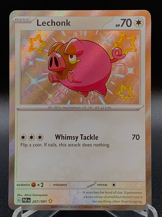 Pokémon TCG: 2024 Lechonk 207/091 SV: Paldean Fates