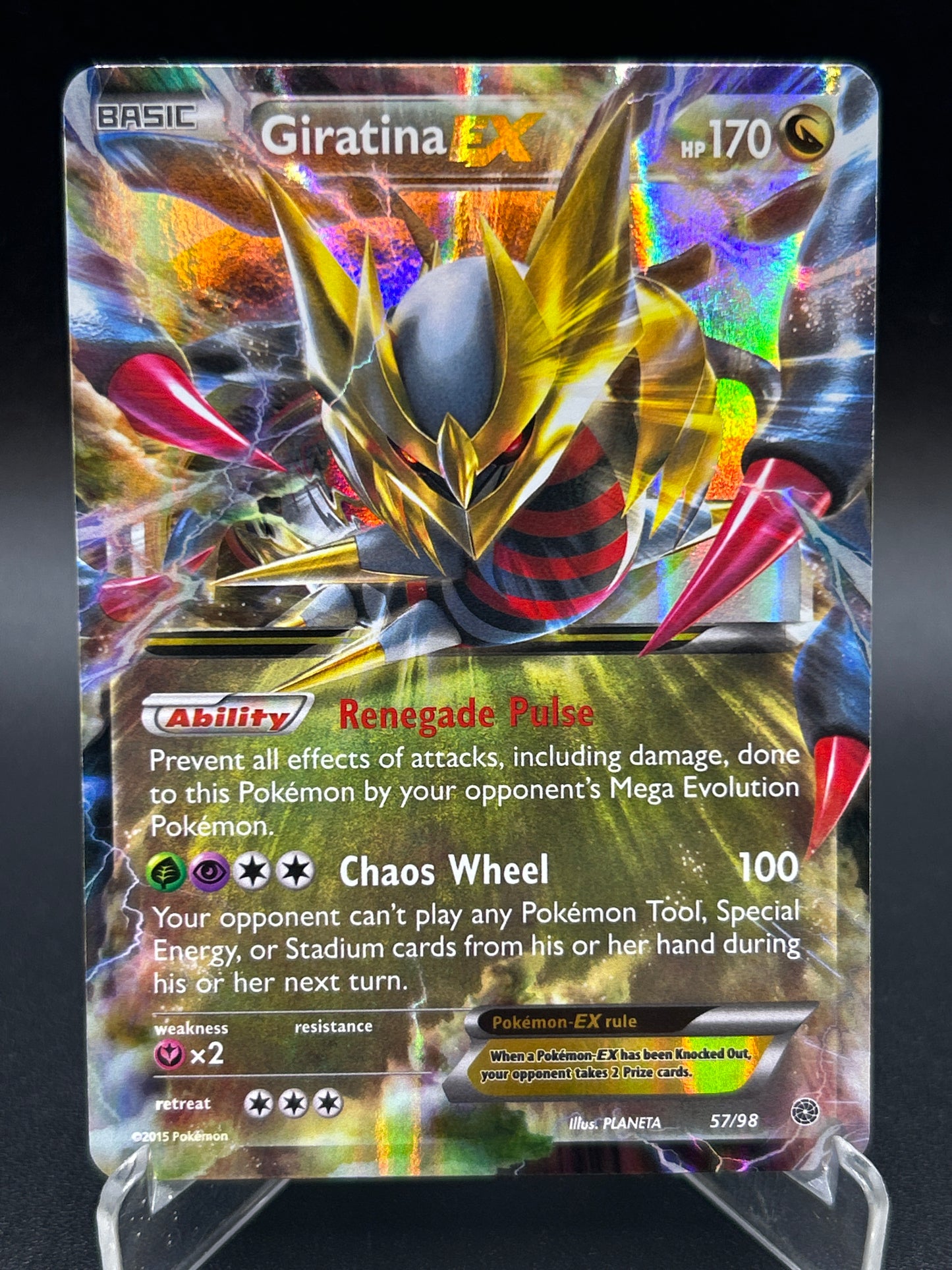 Pokémon TCG: 2015 Giratina EX 57/98 XY: Ancient Origins