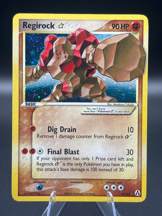 Pokémon TCG: 2006 Regirock Star 91/92 Legend Maker