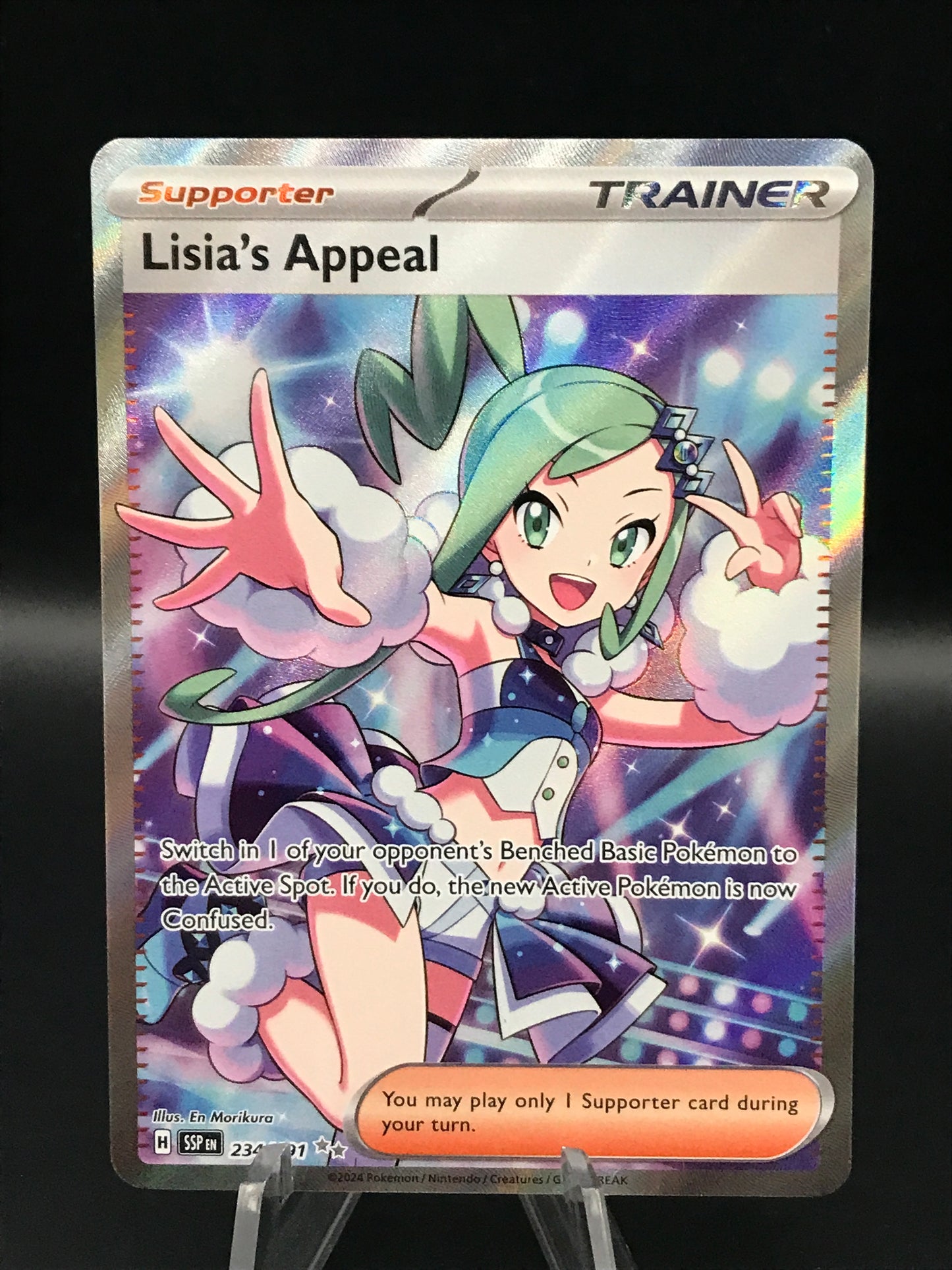 Pokémon TCG 2024 Lisia's Appeal 234/191  S&V: Surging Sparks