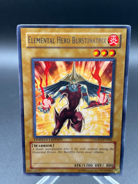 Yu-Gi-Oh! TCG: Elemental HERO Burstinatrix MDP2-EN003 - McDonald's Promo Series 2