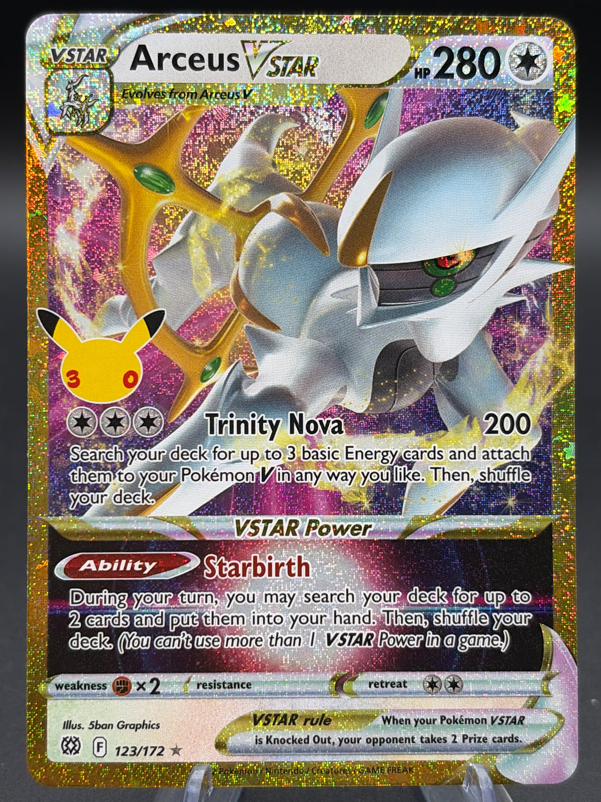 Pokémon TCG: 2026 Arceus VSTAR - ME: 30th Celebration Classic Collection (30C)