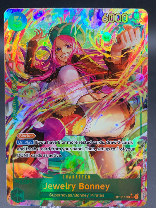 One Piece TCG: Jewelry Bonney (118) (Alternate Art) - Legacy of the Master (OP12)