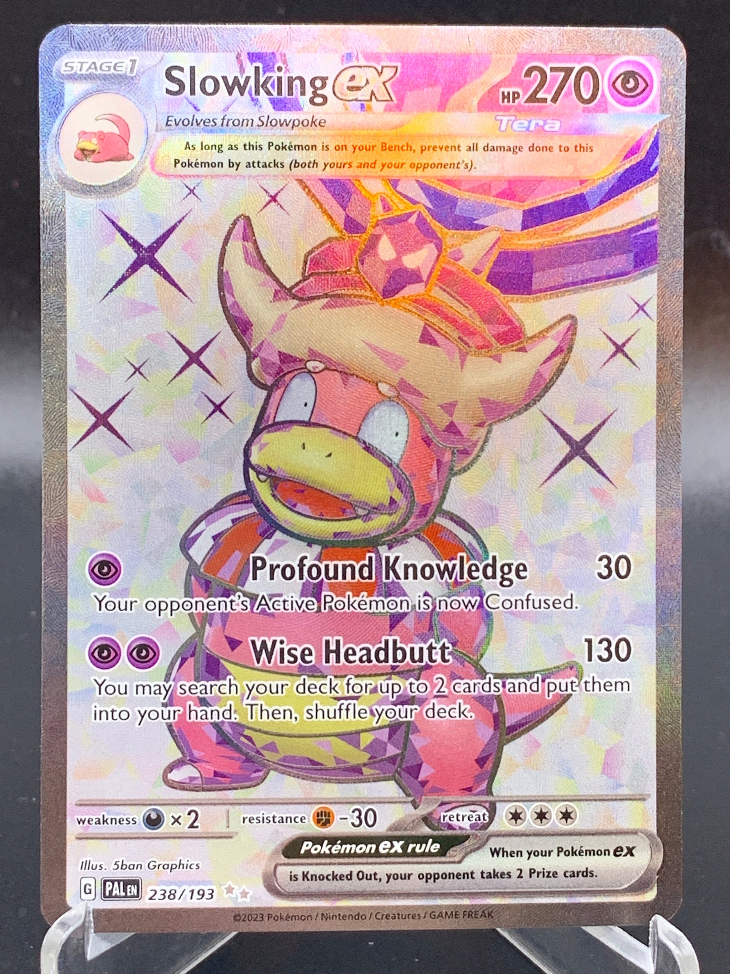 Pokemon TCG: 2023 Slowking ex 238/193 Paldea Evolved