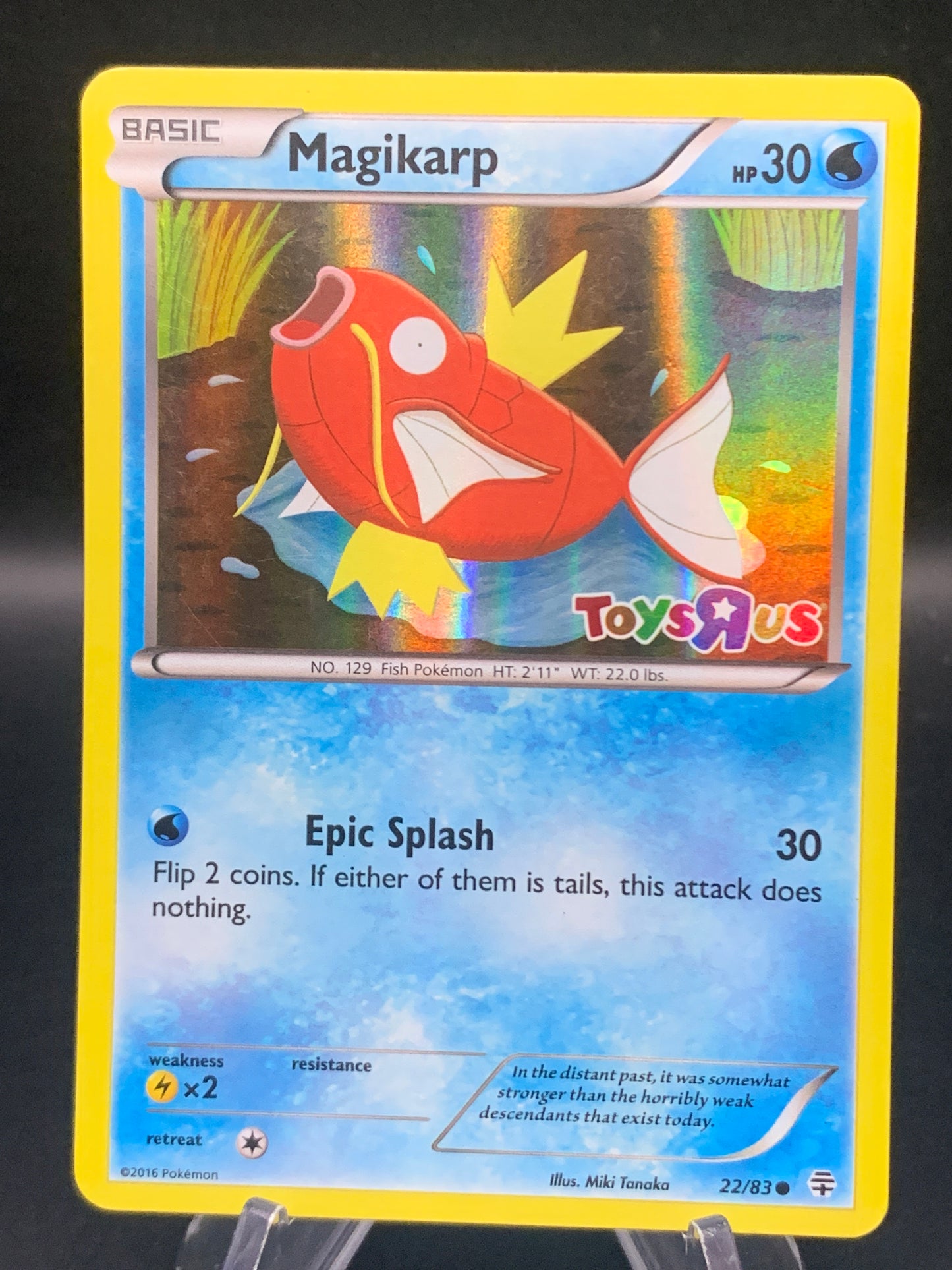 Pokémon TCG: 2016 Magikarp 22/83 Toys R Us