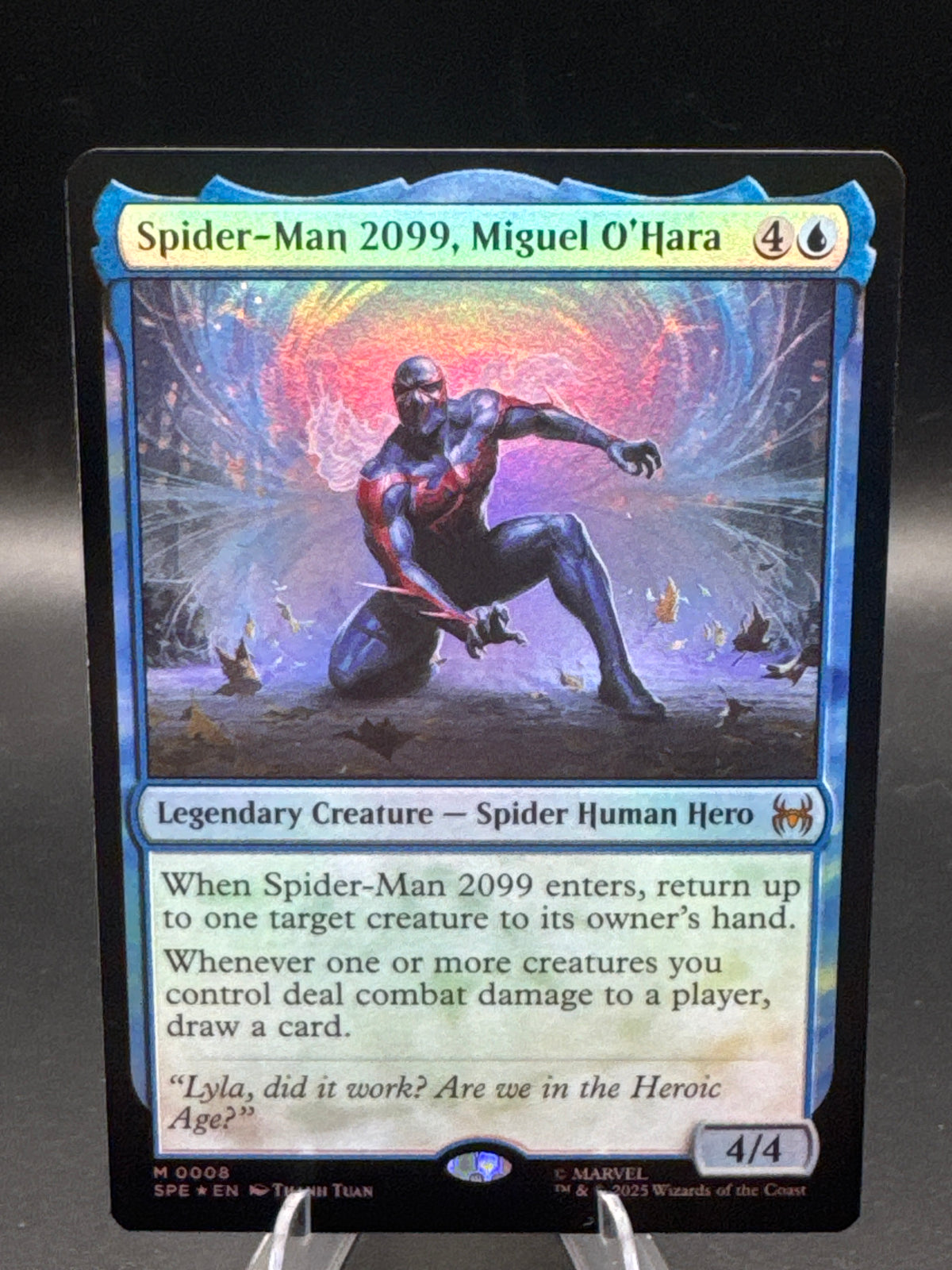 MTG TCG: 2026 Spider-Man 2099, Miguel O'Hara (Foil) - 0008 - Marvel's Spider-Man: Eternal-Legal (SPE)