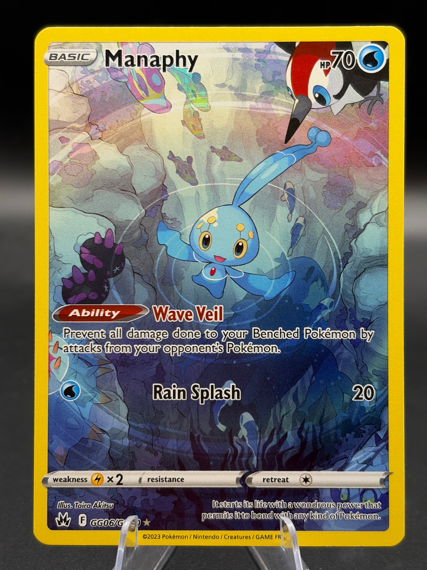 Pokémon TCG: 2023 Manaphy GG06/GG70 SWSH: Crown Zenith Galarian Gallery