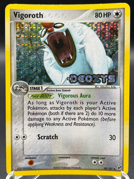 Pokémon TCG: 2005 Vigoroth - 50/107 - Deoxys Reverse Holo