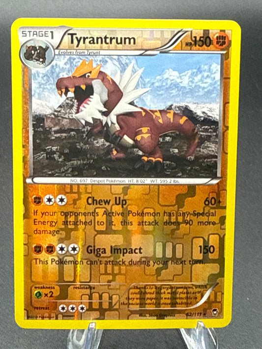 Pokémon TCG: 2017 Tyrantrum 62/111 -  XY: Furious Fists