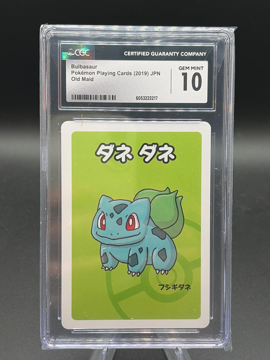 CGC 10 Pokémon TCG: 2019 Japanese Bulbasaur Old Maid