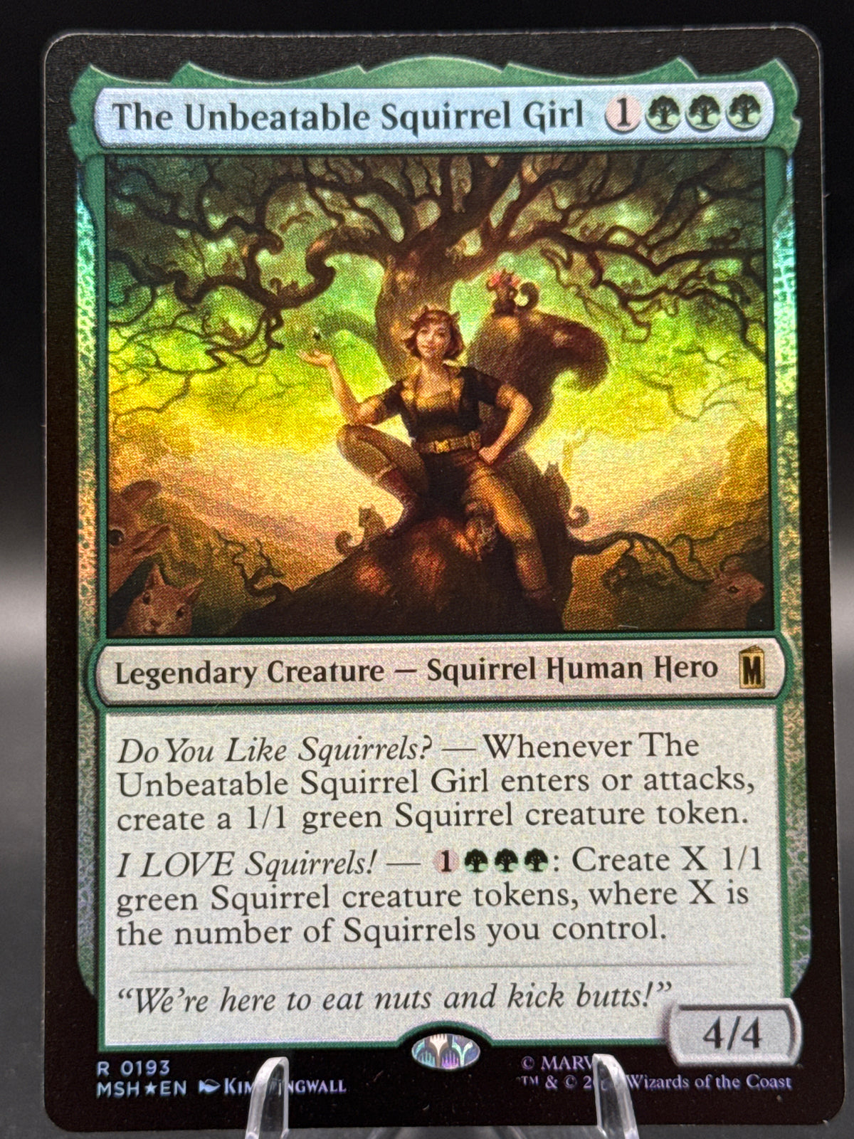 MTG TCG: The Unbeatable Squirrel Girl - 0193 - Marvel Super Heroes (MSH)
