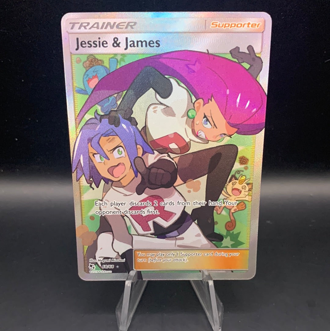 Pokémon TCG: 2019 Jessie & James 68/68 Hidden Fates Trainer Full Art