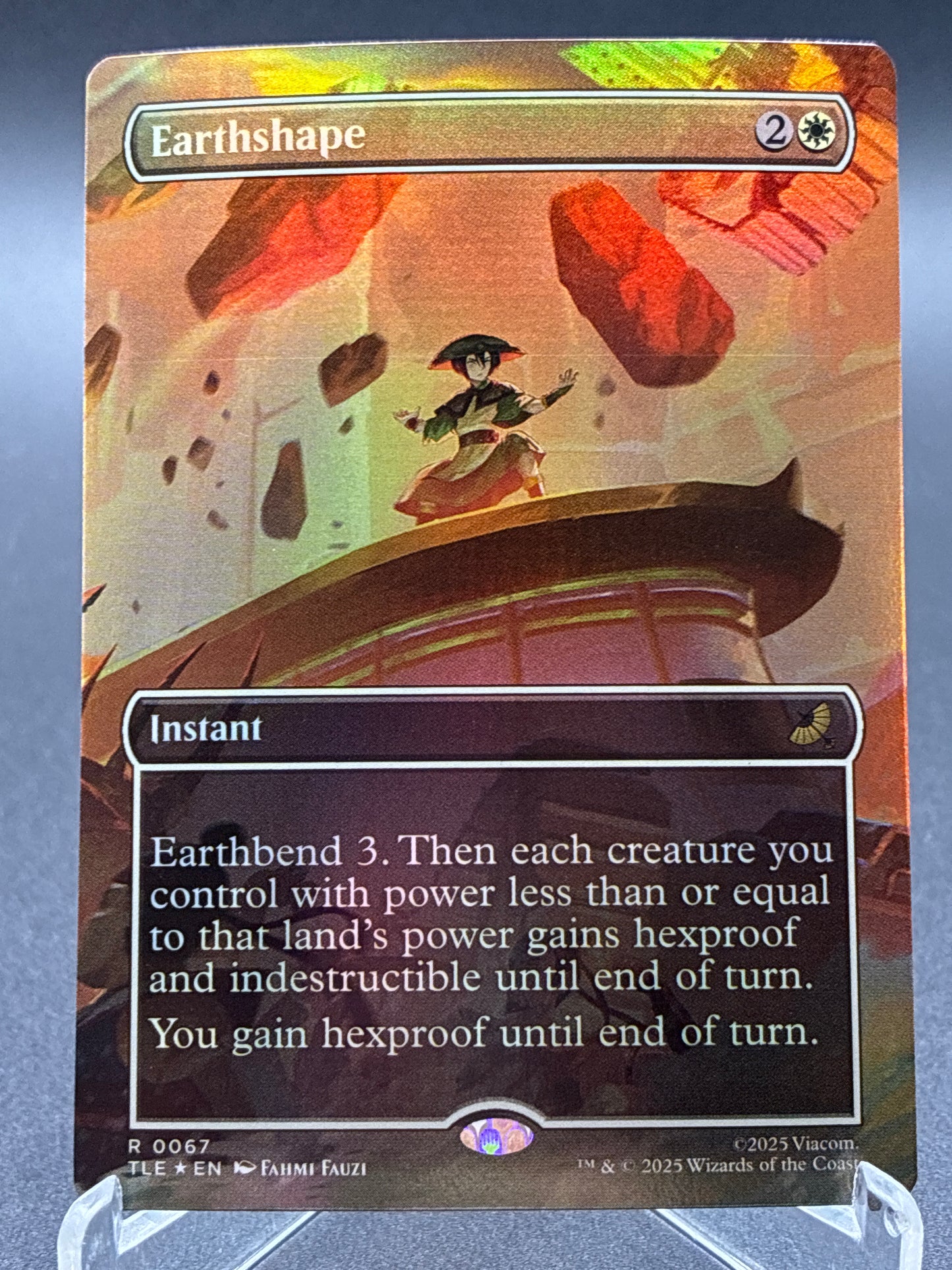 MTG TCG: Earthshape (Borderless) R 0067 TLA: Avatar the Last Airbender