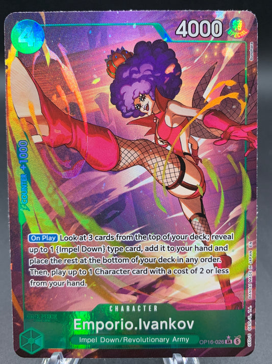 One Piece TCG: Emporio.Ivankov (026) (Alternate Art) - The Time of Battle (OP16)