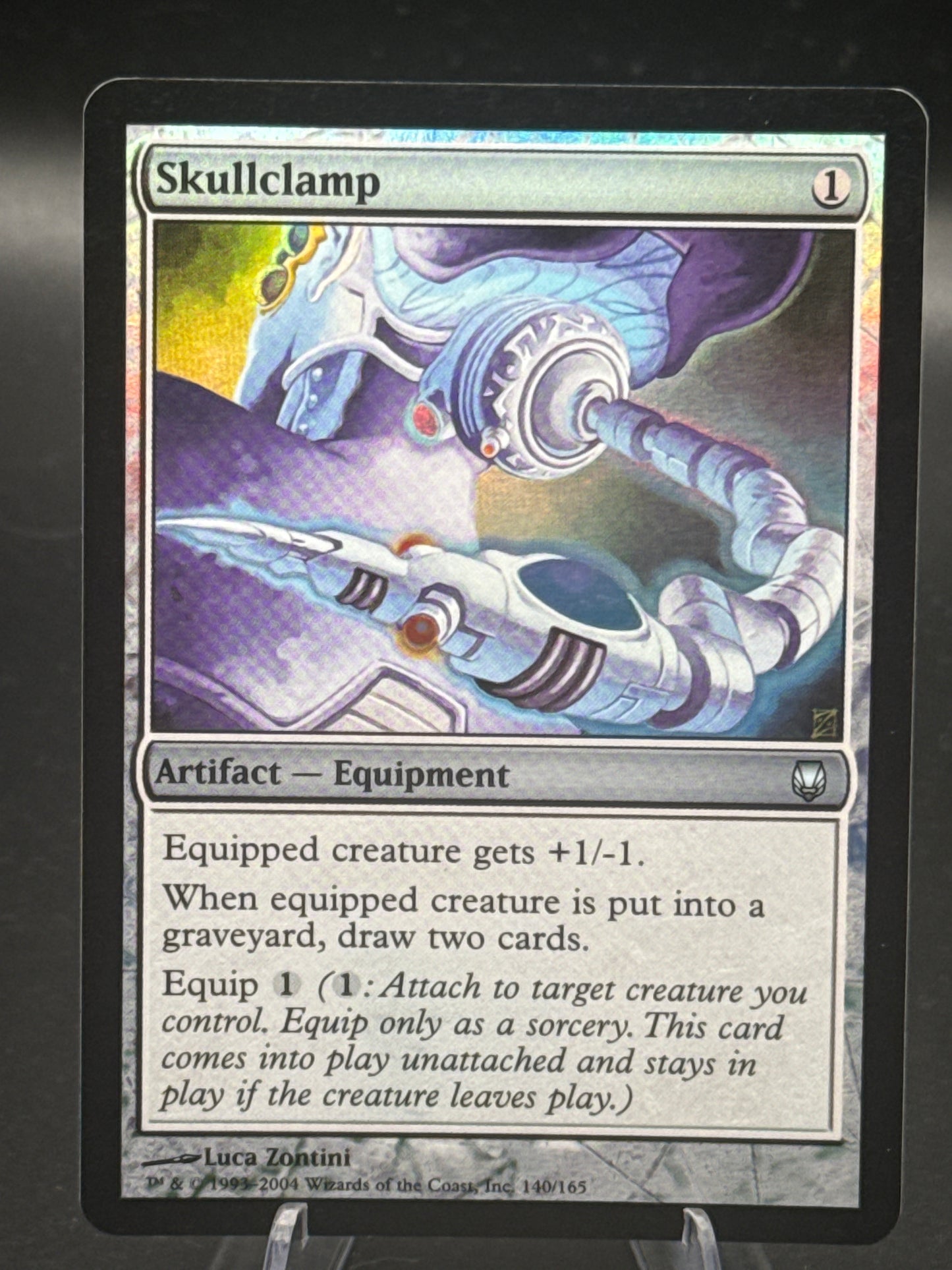MTG TCG:  Skullclamp 140/165 - Darksteel Foil