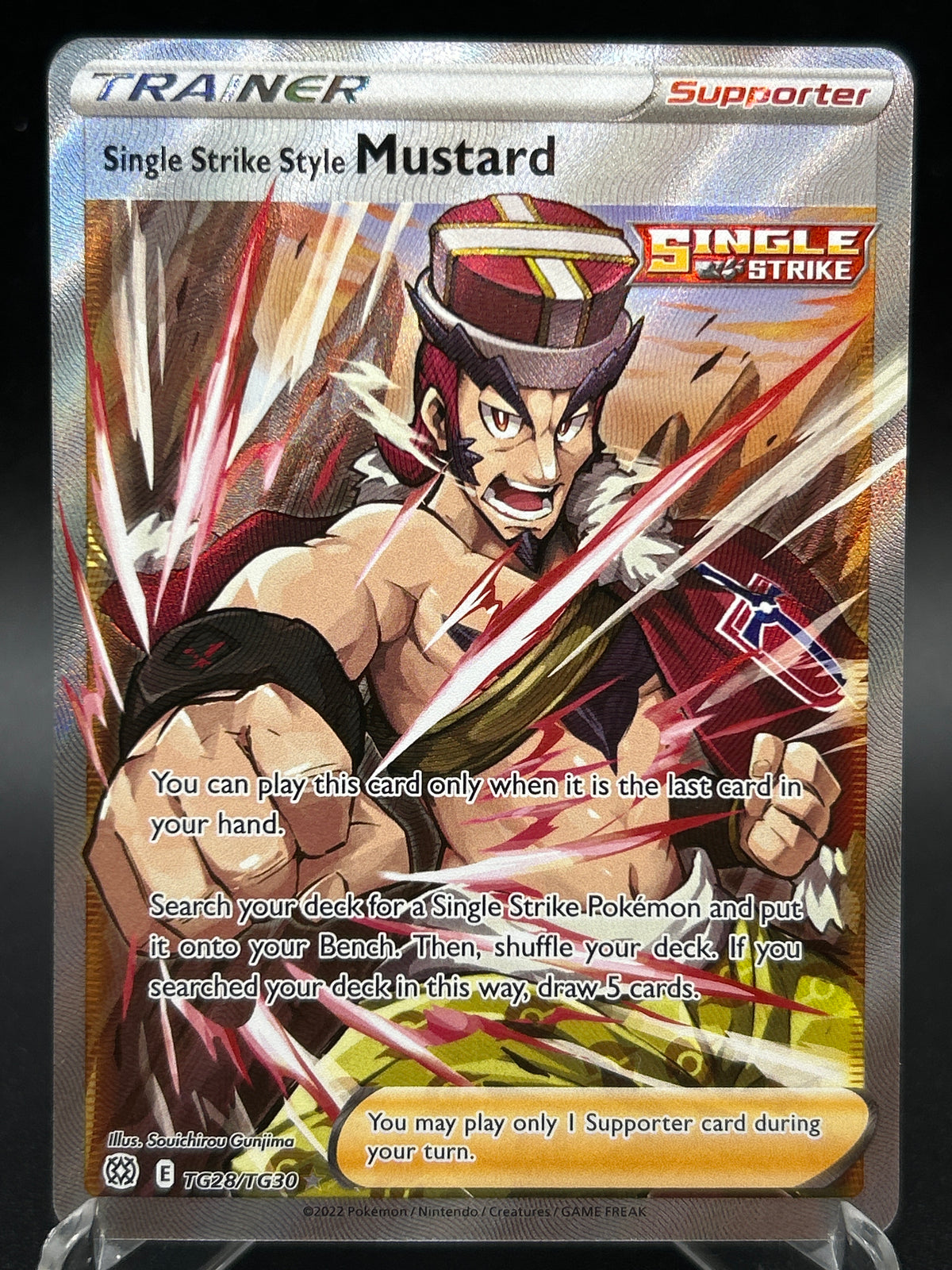Pokémon TCG: 2022 Single Strike Style Mustard TG28/TG30 SWSH: Brilliant Stars Trainer Gallery