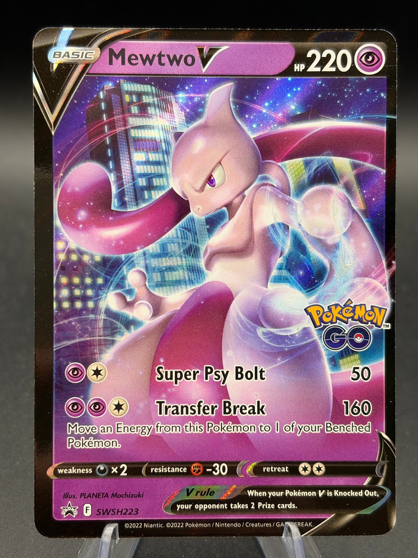 Pokémon TCG: 2022 Mewtwo V - SWSH223 - SWSH: Sword & Shield Promos