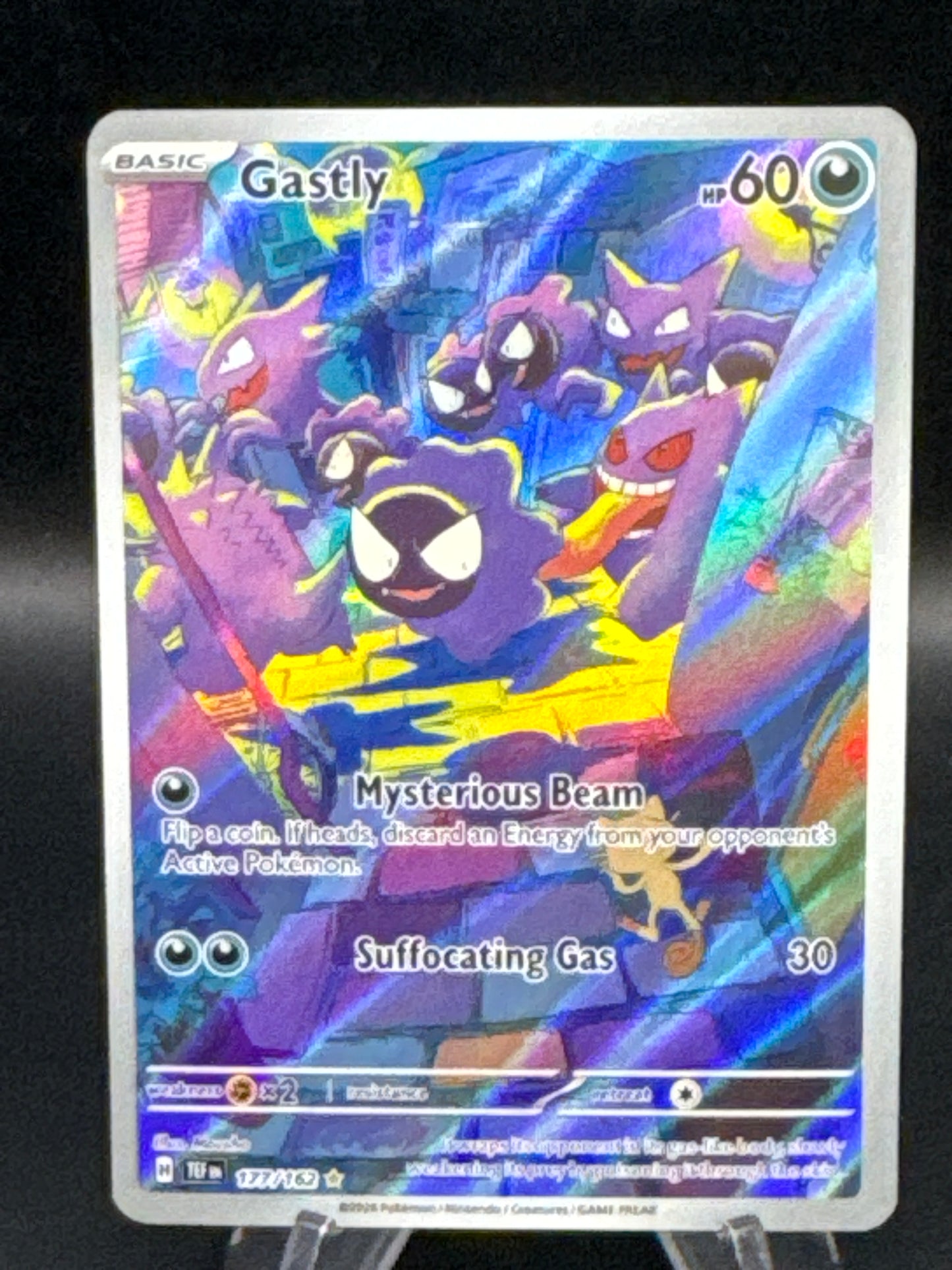 Pokémon TCG: 2024 Gastly - 177/162 - SV: Temporal Forces