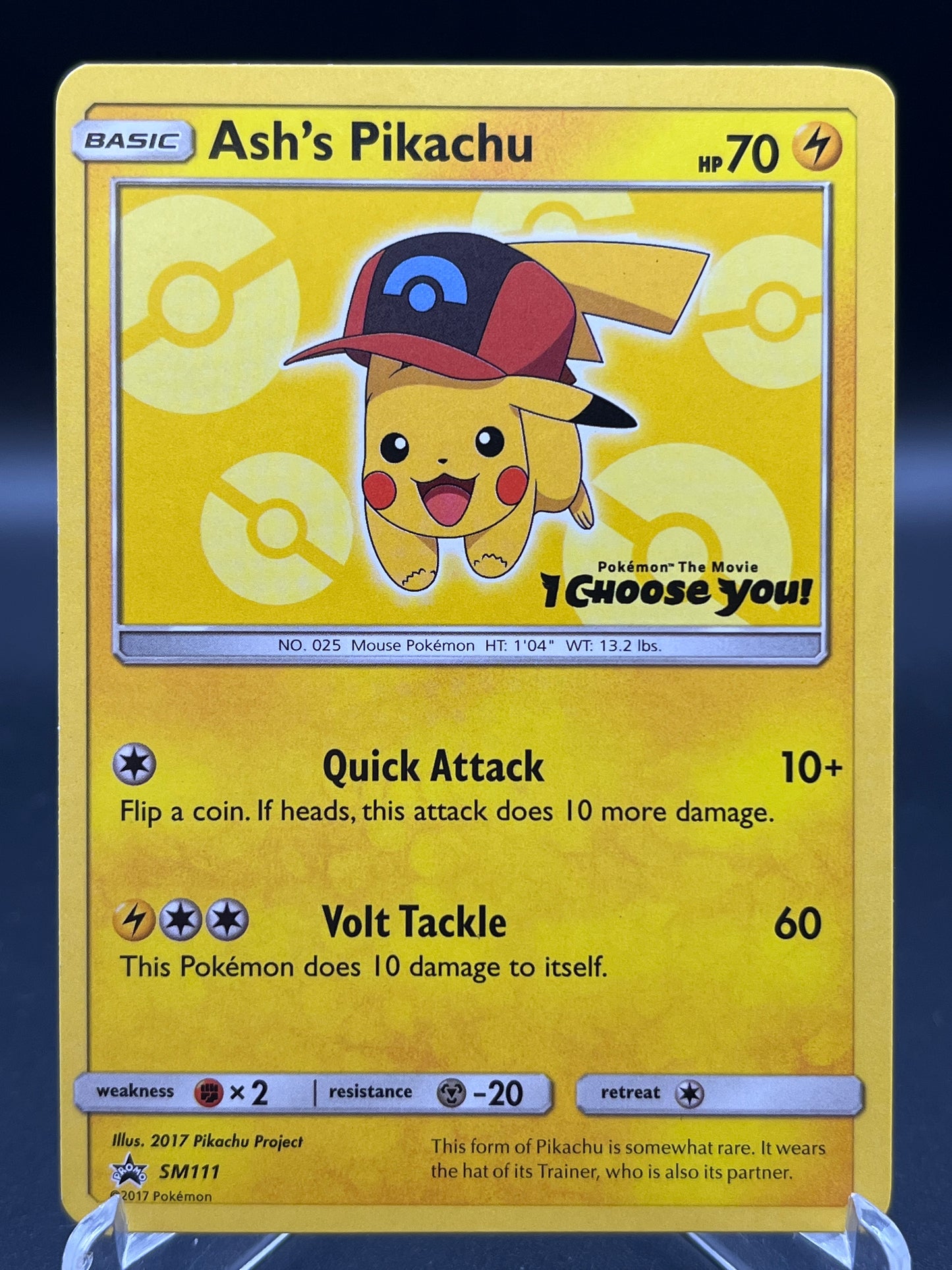Pokémon TCG: 2017 Ash's Pikachu SM111 SM: Promos