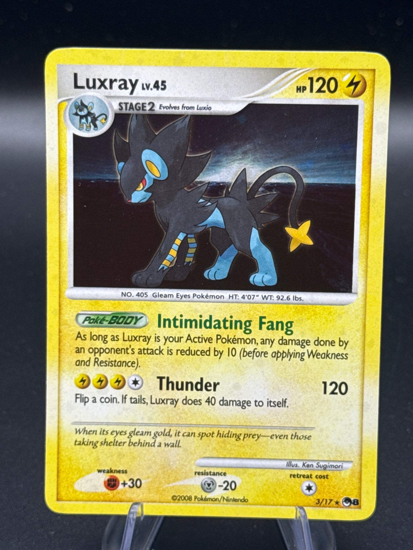 Pokémon TCG: 2002 Luxray Lv. 45 3/17 - POP Series 8