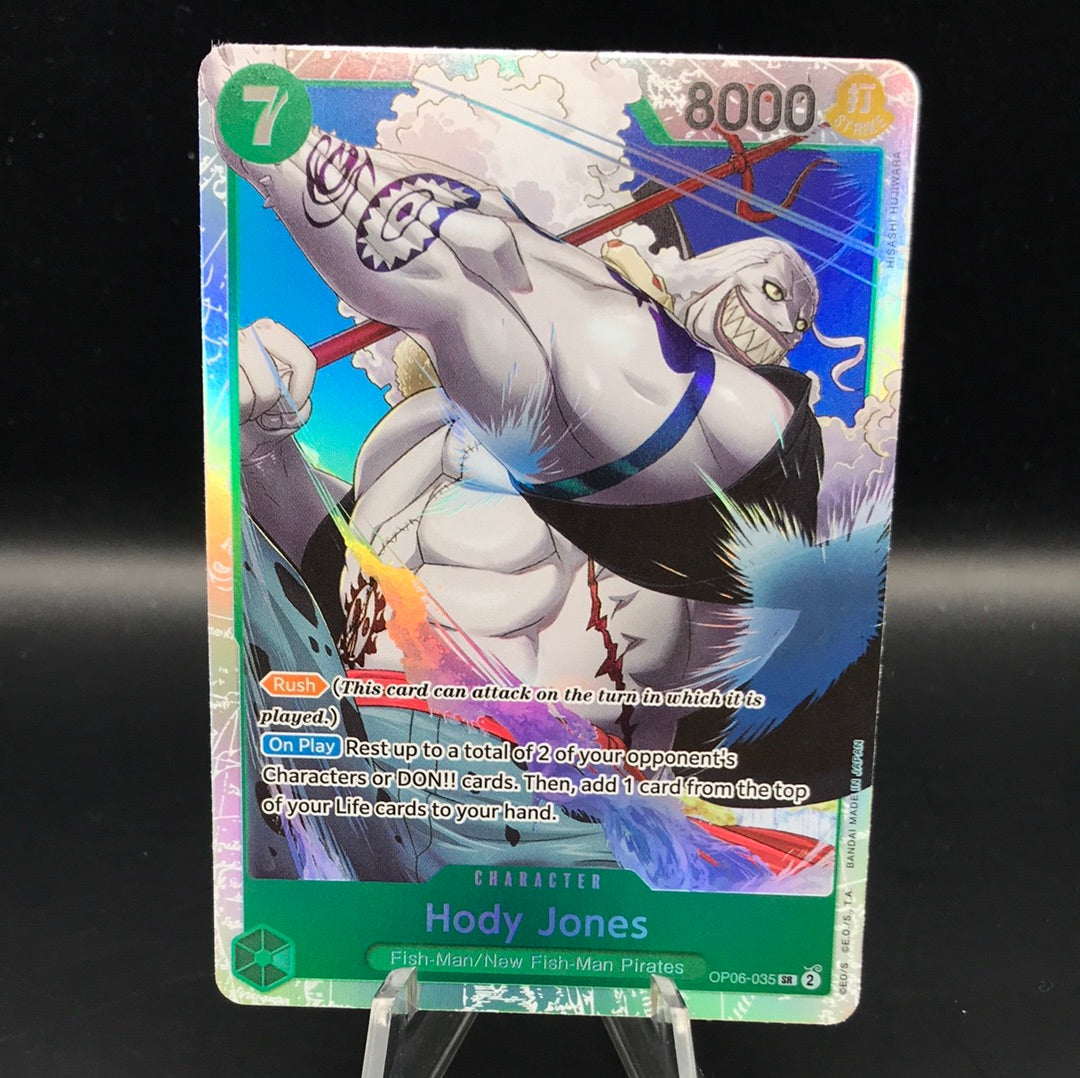 One Piece TCG: Hody Jones OP06-035 SR Wings of the Captain