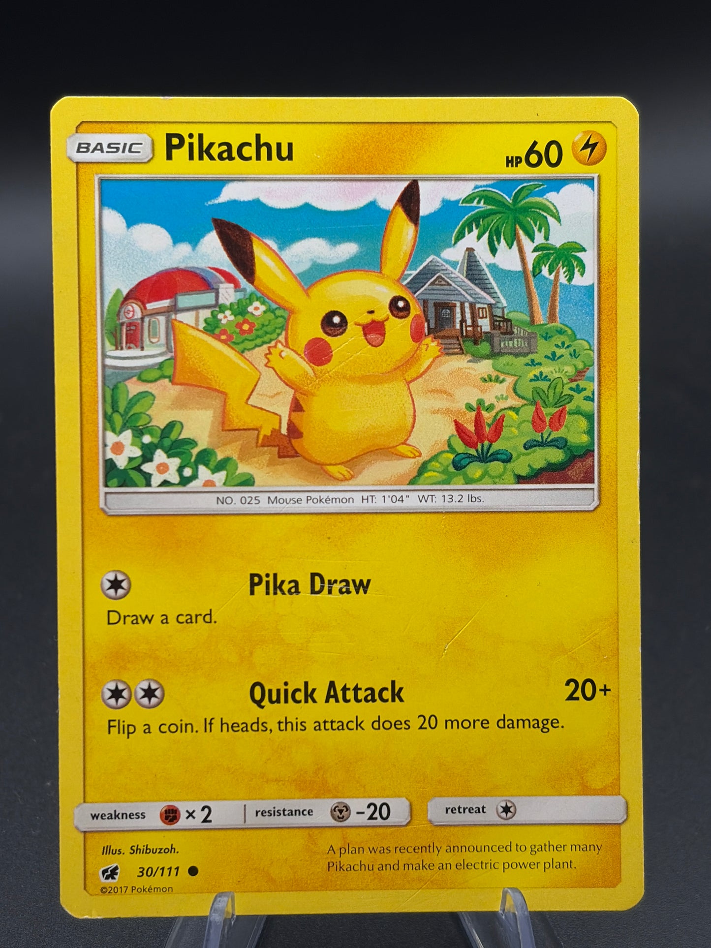 Pokémon TCG: 2017 Pikachu 30/111 - SM: Crimson Invasion