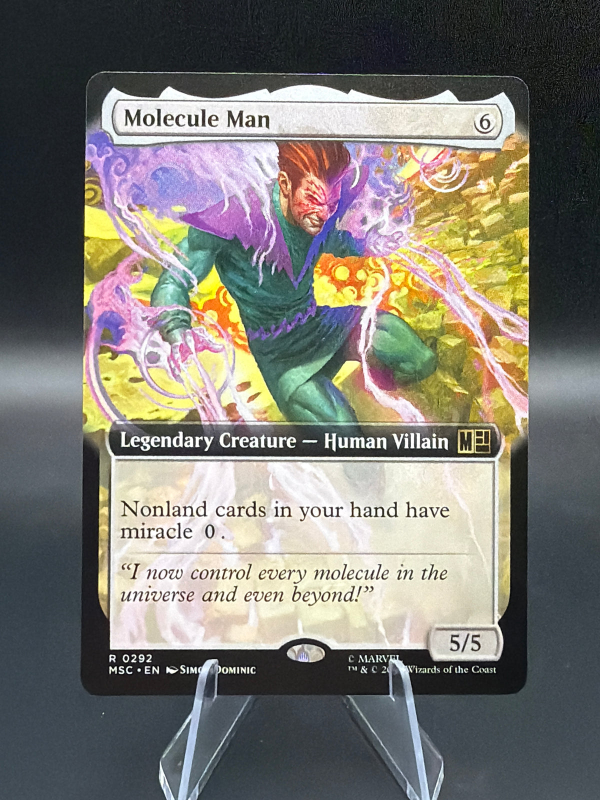 MTG TCG: 2026 Molecule Man (Extended Art) - 0292 - Commander: Marvel Super Heroes (MSC)