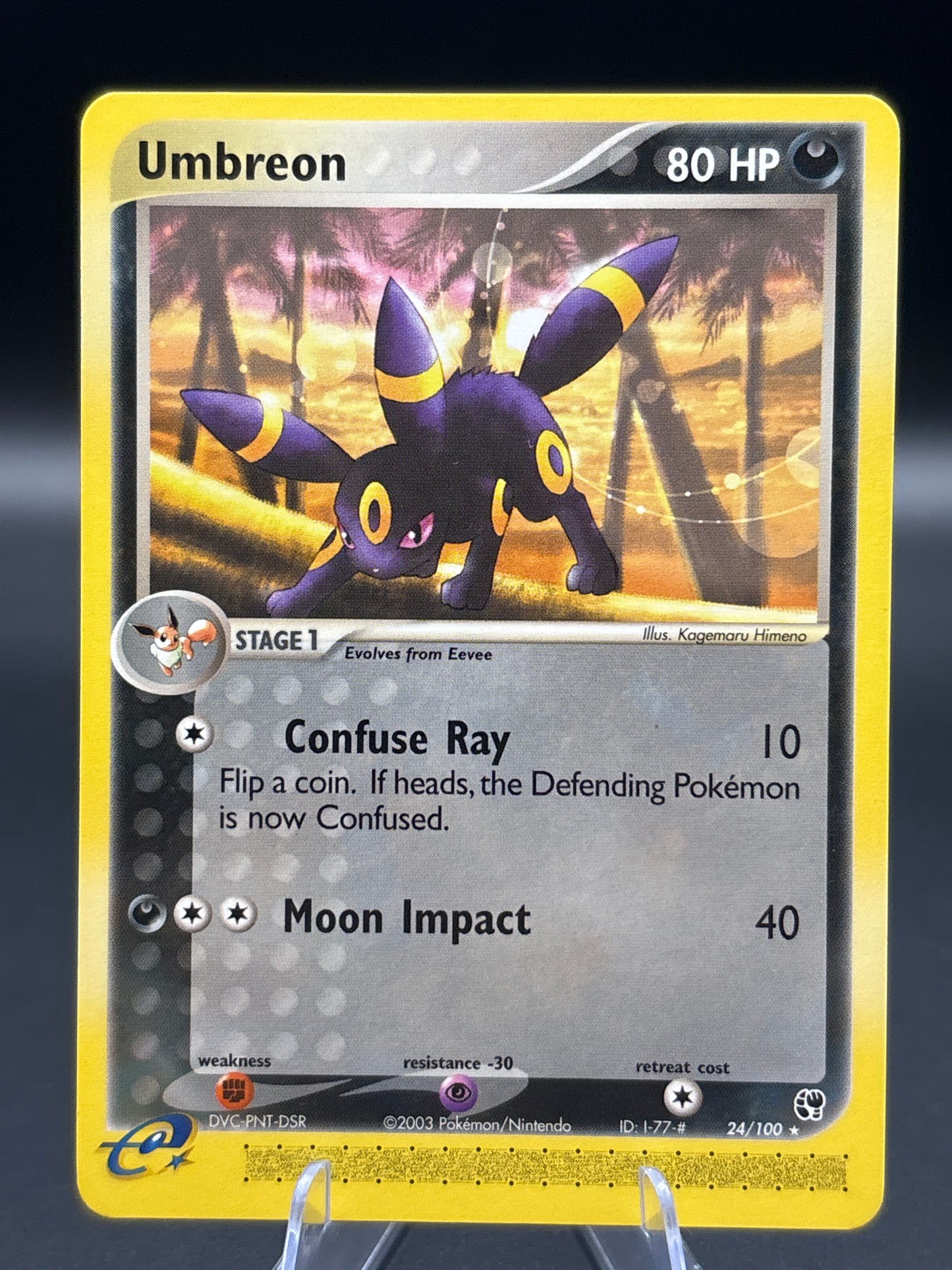 Pokémon TCG: 2003 Umbreon - 24/100 - EX: Sandstorm