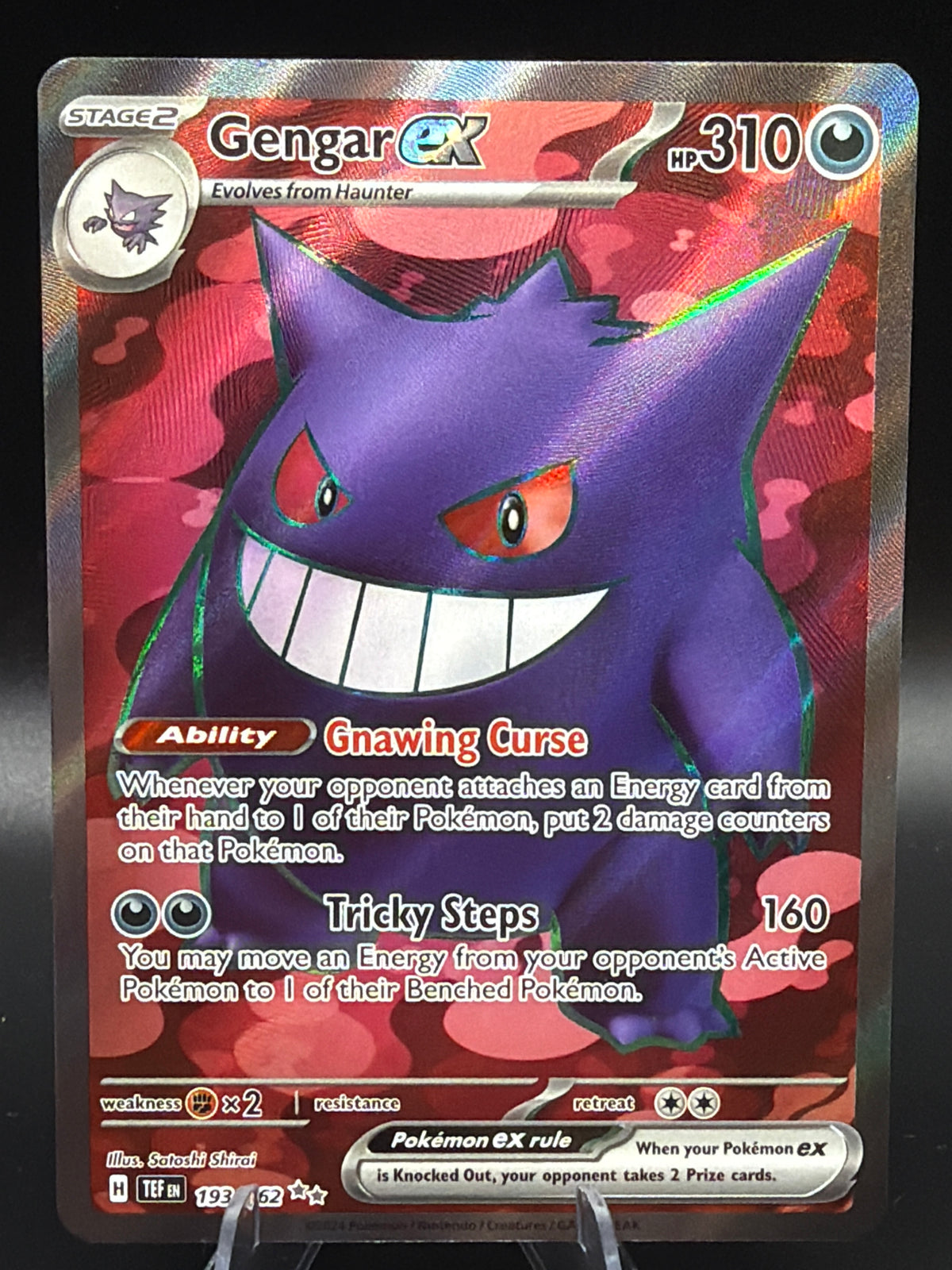 Pokémon TCG: 2024 Gengar ex - 193/162 - S&V: Temporal Forces