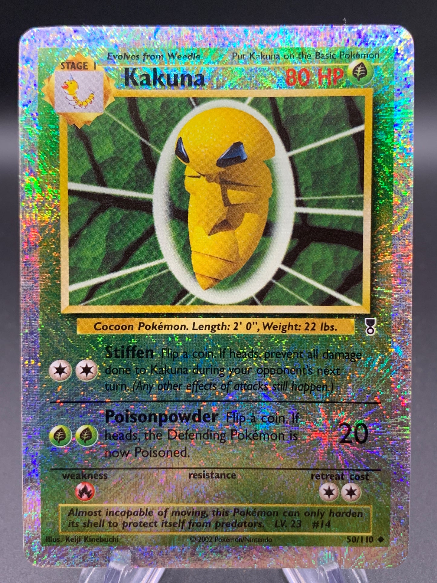 Pokémon TCG: 2002 Kakuna - 50/110 - Legendary Collection Reversed Holo