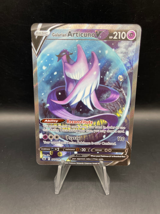 Pokémon TCG: 2021 Galarian Articuno V Chilling Reign 170/198 Alt Art