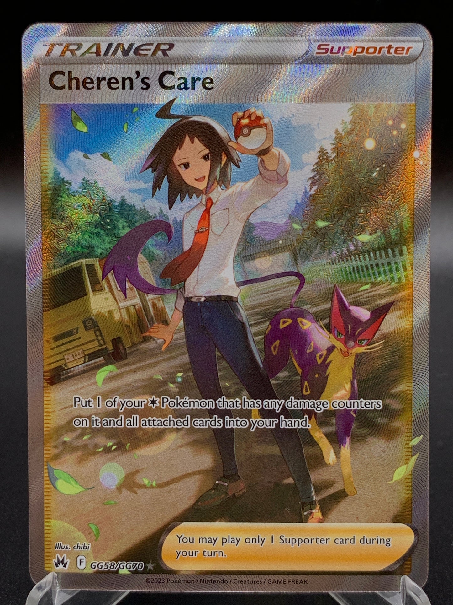 Pokémon TCG: 2023 Cheren's Care GG58/GG70 SWSH: Crown Zenith Galarian Gallery