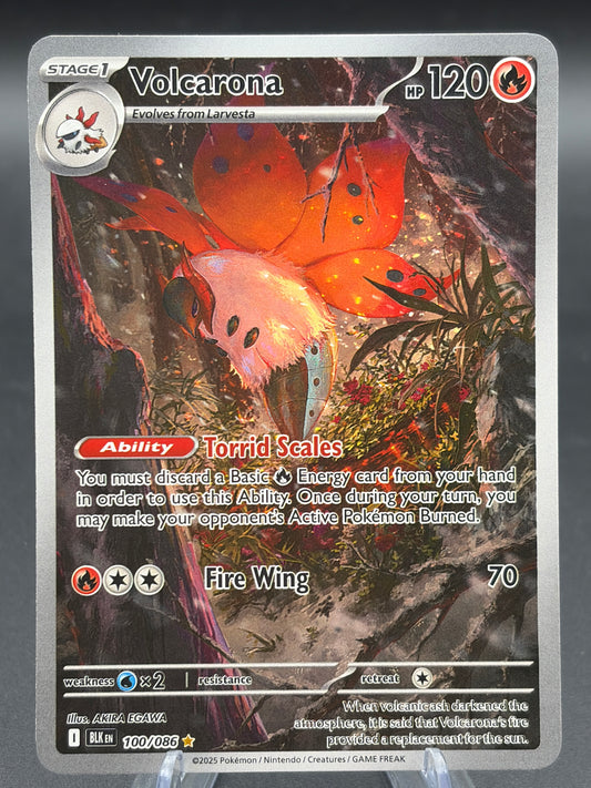 Pokémon TCG: 2025 Volcarona - 100/086 - SV11B: Black Bolt