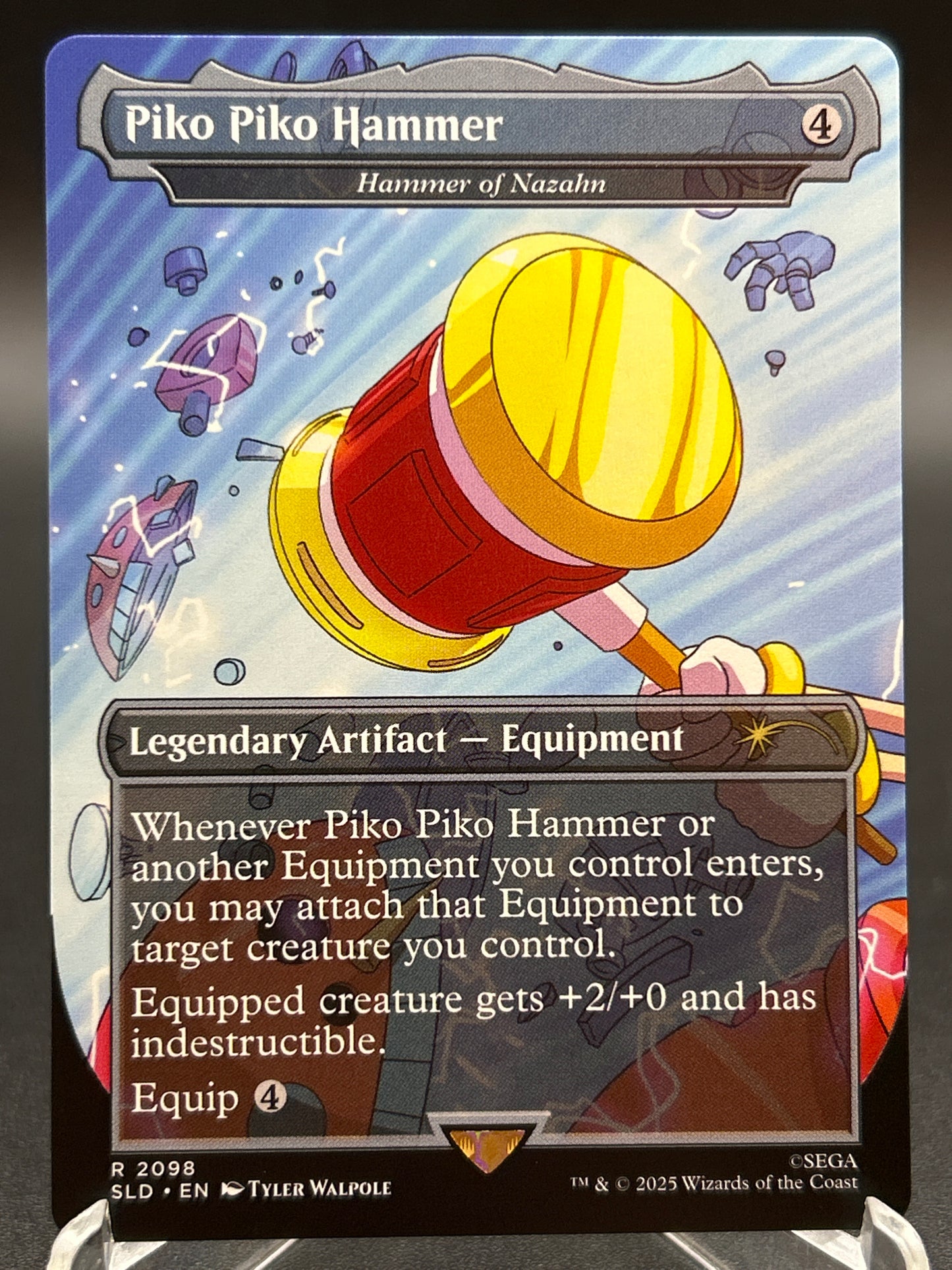 MTG TCG: Piko Piko Hammer - Hammer of Nazahn R 2098 SLD: Secret Lair Drop Series (Secret Lair x Sonic)