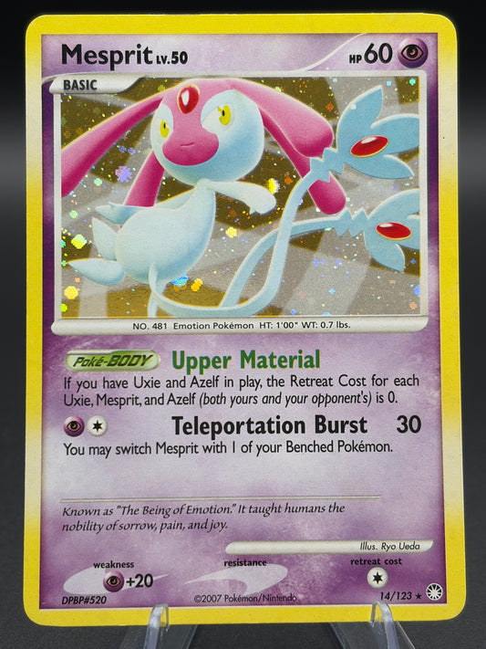 Pokémon TCG: 2007 Mesprit 14/123 - Mysterious Treasures (MT)