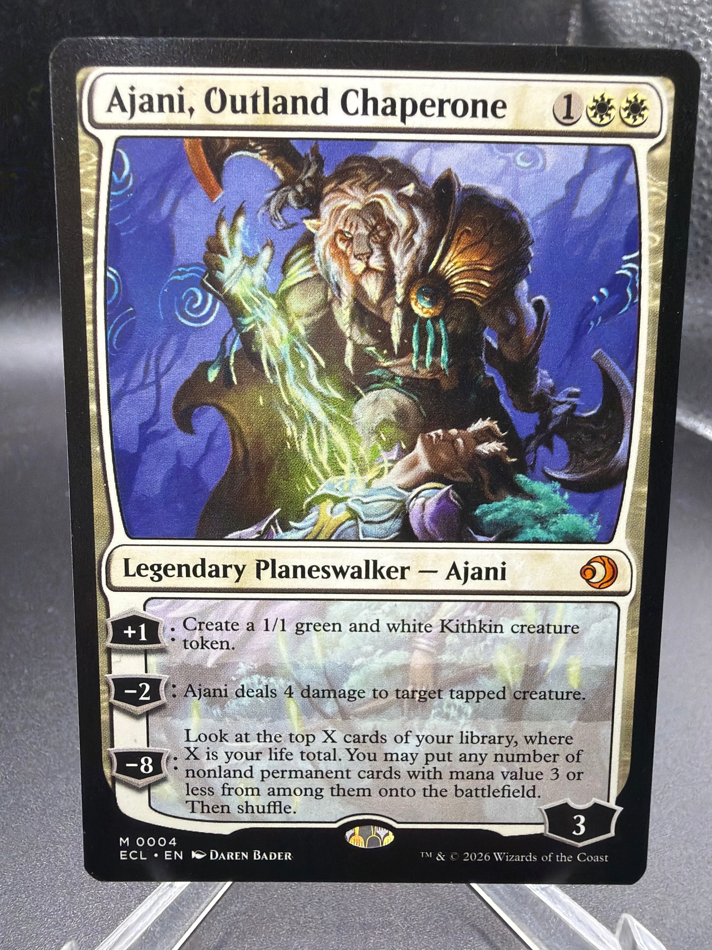MTG TCG: Ajani, Outland Chaperone M 0004 - Lorwyn Eclipsed (ECL)